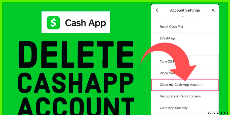 How to delete cash app account